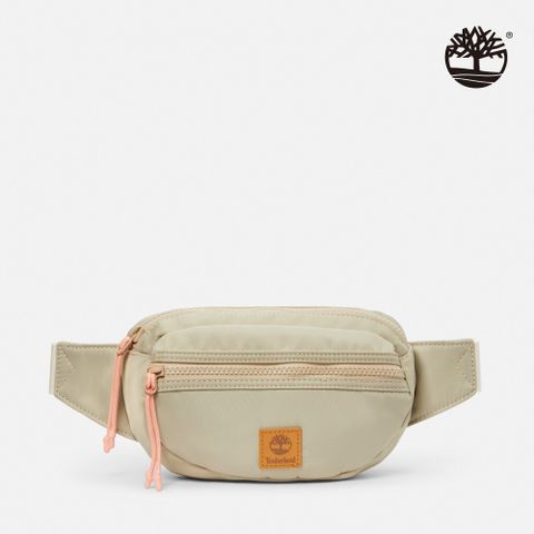 Timberland 中性象牙白休閒側背小包｜A66WFY94