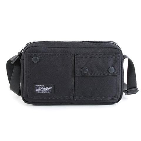 【品樂．BAO】悠啟。工裝風三口袋休閒簡約斜背小方包