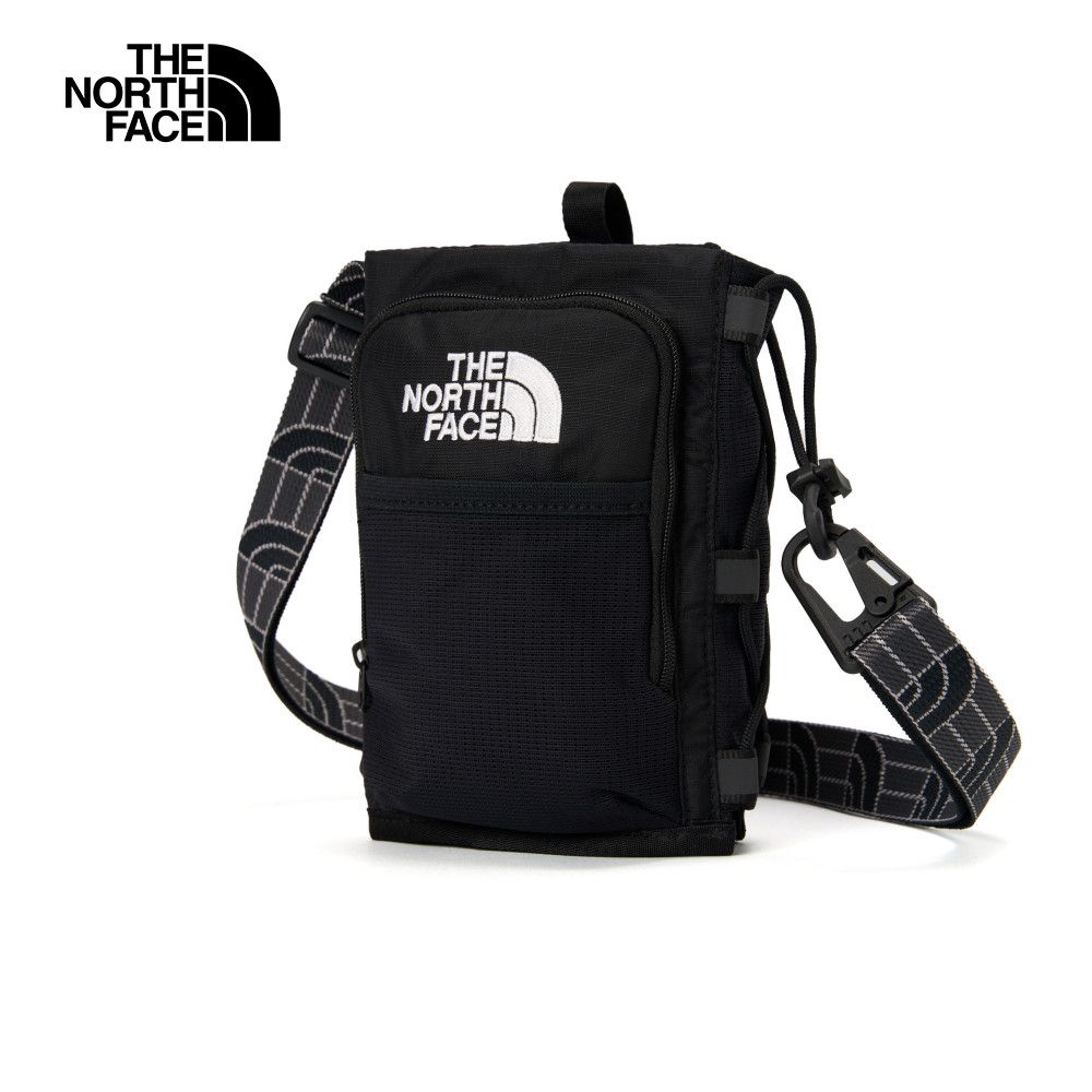 The North Face 北面 男女款黑色DWR防潑水單肩包｜81DQ4HF 斜背包