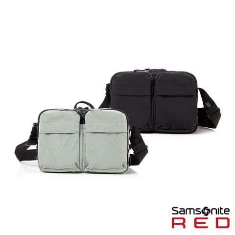 【Samsonite RED】MARSTON3 日常休閒輕量尼龍多功能斜背包/側背包/肩背包/單肩包/斜肩包