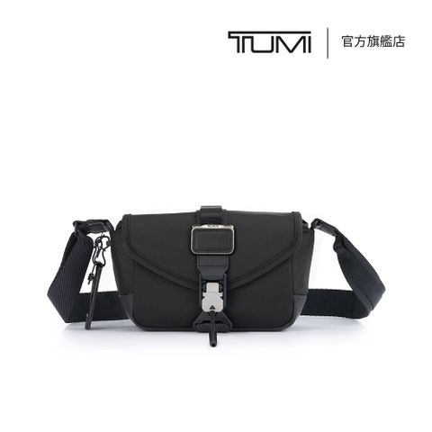 TUMI Alpha Bravo Compass 翻蓋斜背包 in 黑色
