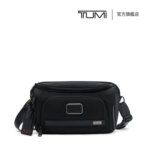 TUMI Alpha 彈道尼龍大型單肩背包 - 黑色