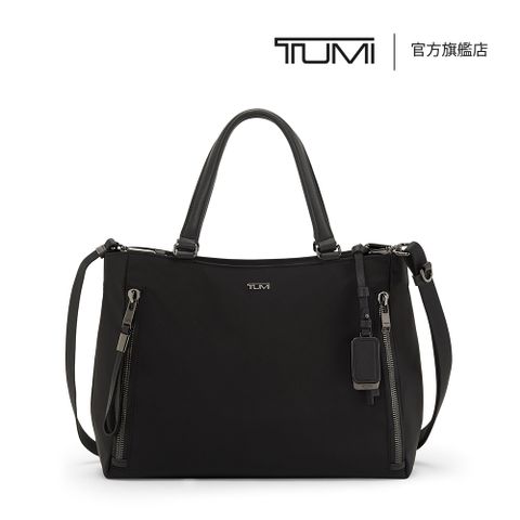 TUMI Voyageur Valetta 都會時尚中型托特包 - 黑