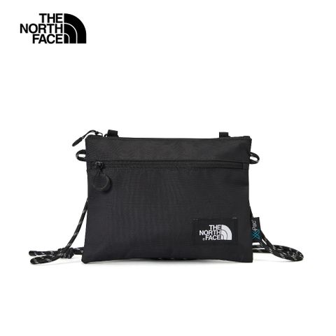 The North Face 北面 男女款黑色休閒單肩包｜8DJQKX7 斜背包
