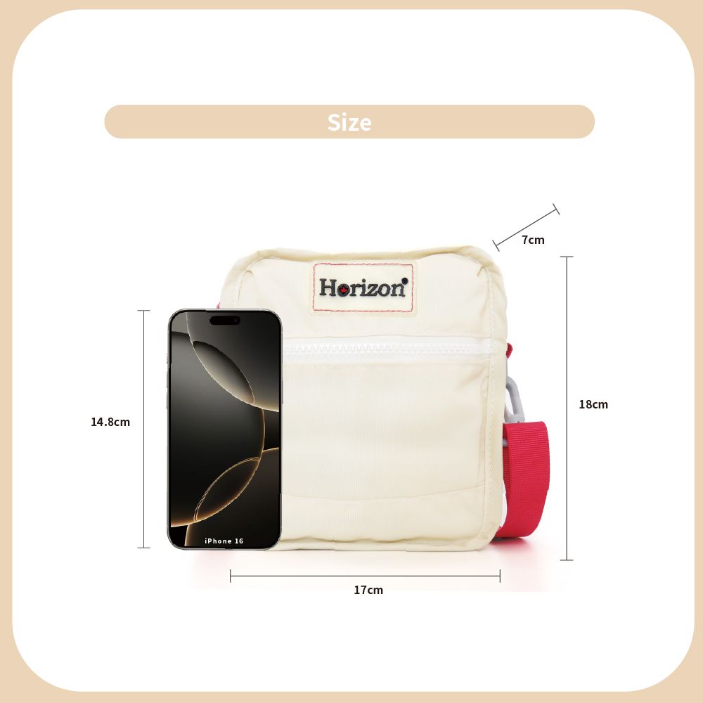 14.8cmiPhone 16SizeHorizon17cm7cm18cm