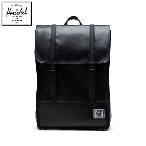 Herschel Survey II 後背包 防水 15吋筆電 收納 拉鍊 17.5L - 黑