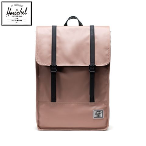 Herschel Survey II 後背包 防水 15吋筆電 收納 拉鍊 17.5L - 玫瑰粉