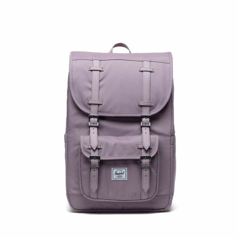 Herschel Little AmericaMid 後背包 16吋筆電 大容量 減壓肩帶 21L - 淺紫灰