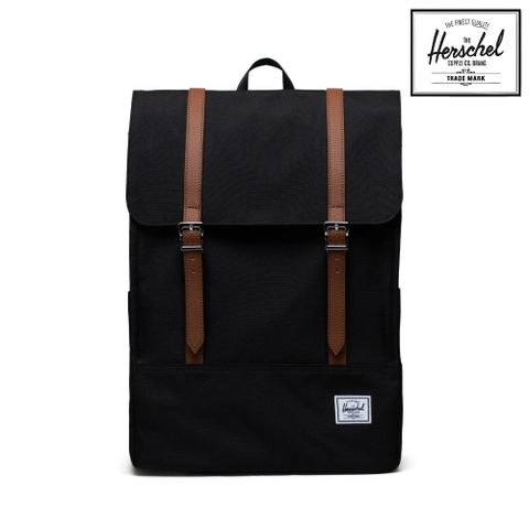 Herschel Survey 後背包 16吋筆電 減壓肩帶 水壺袋 17.5L - 經典黑