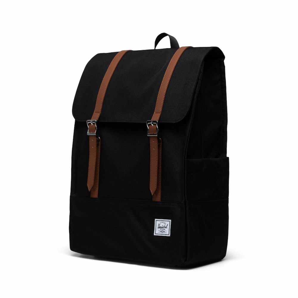 Herschel Survey 後背包 16吋筆電 減壓肩帶 水壺袋 17.5L - 經典黑