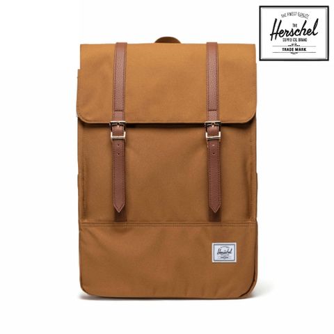 Herschel Survey 後背包 16吋筆電 減壓肩帶 水壺袋 17.5L - 深卡其