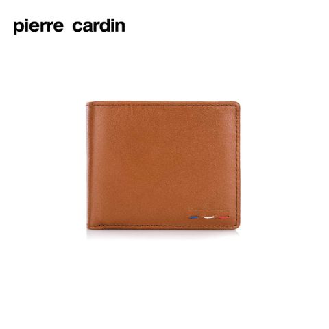 Pierre Cardin 皮爾卡登 三色中翻窗格短夾