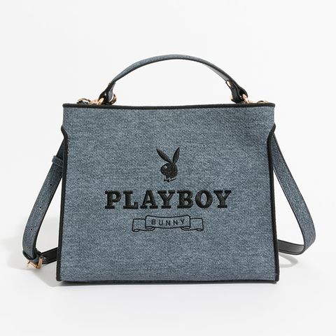 PLAYBOY 手提包附長背帶 Elevated系列 - 藍色