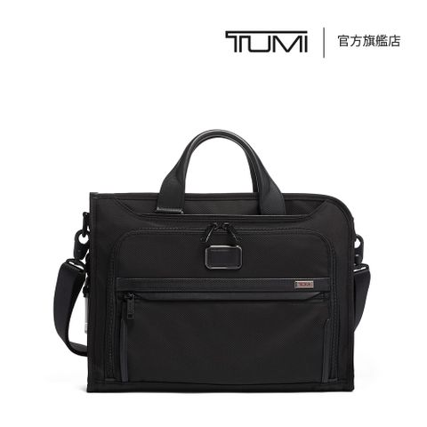 TUMI Alpha 豪華輕巧公事包 in 黑色