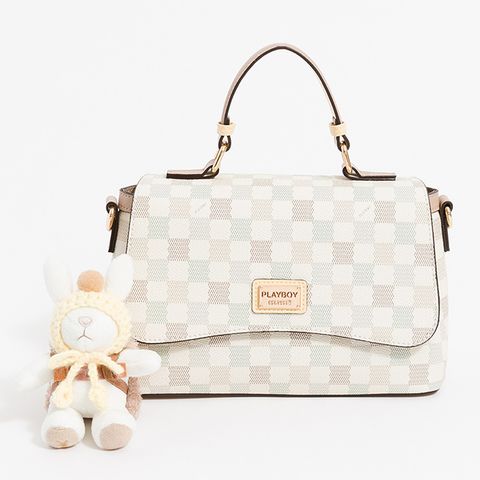 PLAYBOY - 手提包  Wool & Whimsy系列 - 卡其色