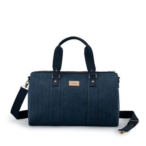 Denim 大波士頓包-深丹寧藍