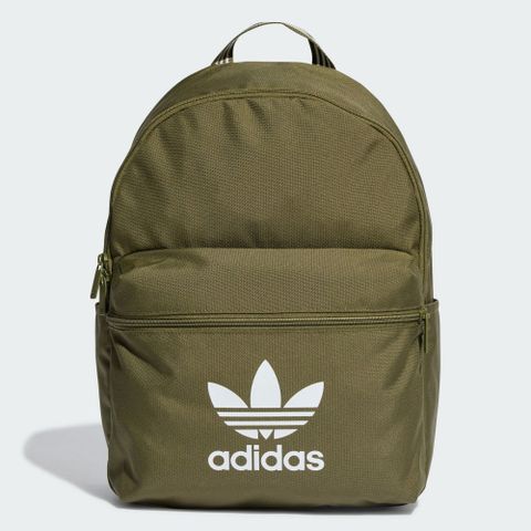 【ADIDAS】ADICOLOR BACKPK 後背包 男包 女包 綠色-IS4361