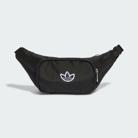 ADIDAS 愛迪達 【ADIDAS】PE WAISTBAG 腰包 男包 女包 黑色-IJ5007