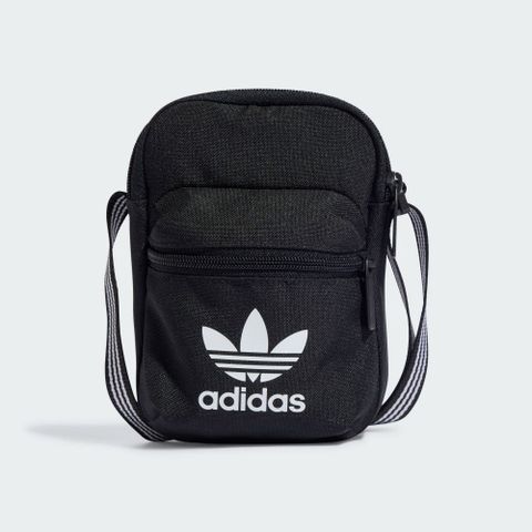 【ADIDAS】AC FESTIVAL BAG 男包 女包 斜背包 小包 黑色-IJ0765