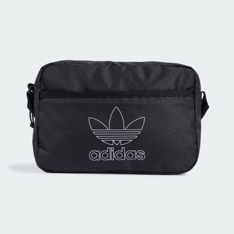 【ADIDAS】SMALL AIRLINER  男包 女包 側背包 小包 黑色-IS4585