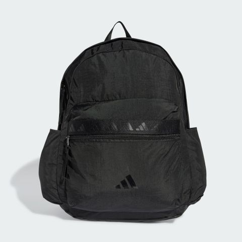 【ADIDAS】ADIDAS 3 BAR BP 後背包 男包 女包 運動包 旅行包 黑色-IS5688