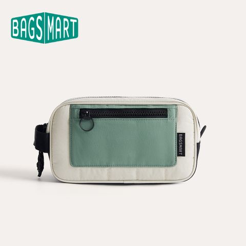 【BAGSMART】VEGA盥洗包-米藍
