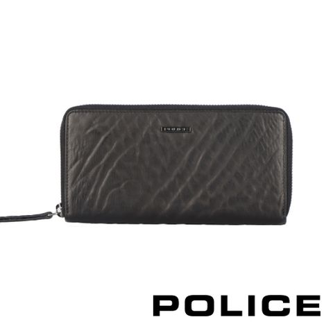 【POLICE】義大利潮牌 頂級小牛皮拉鍊長夾(雷諾頓系列)