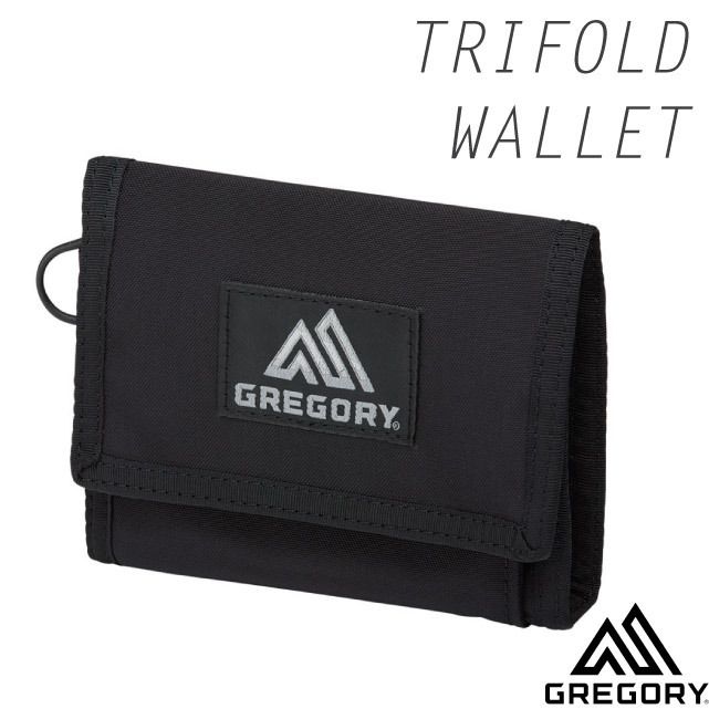 Gregory TRIFOLD WALLET 三折式皮夾.短夾.零錢包.鈔票夾.證件袋/RFID防盜訊息阻隔/135107-1041 黑