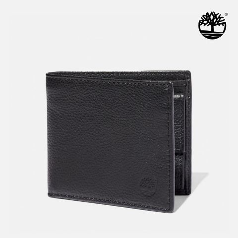 Timberland 男款黑色牛皮皮夾|A1DFU001