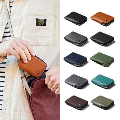 澳洲 Bellroy  | Card Pocket 植鞣皮拉鍊卡包 原廠授權經銷 享三年保固