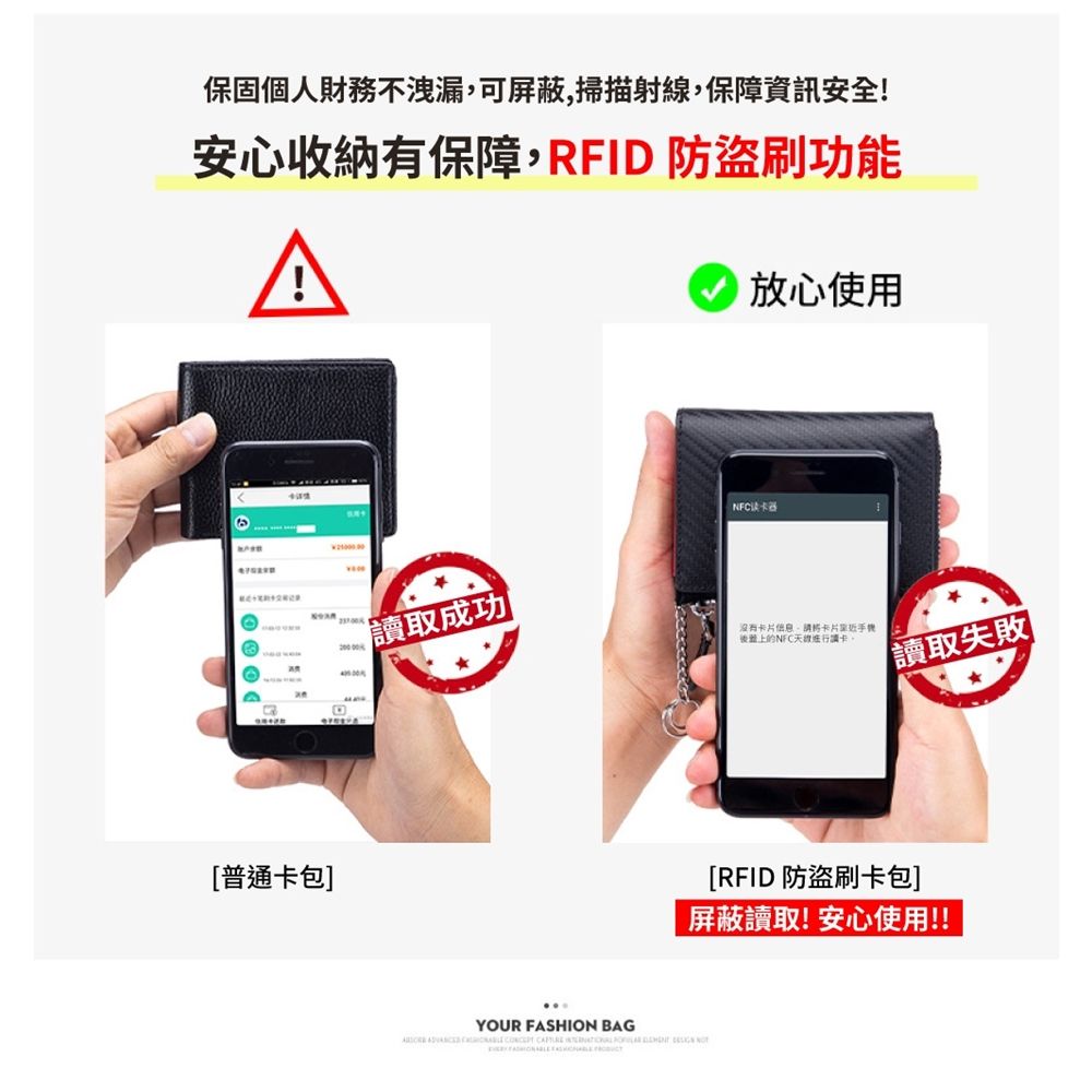 玩皮工坊 碳纖維牛皮L型零錢包LH865