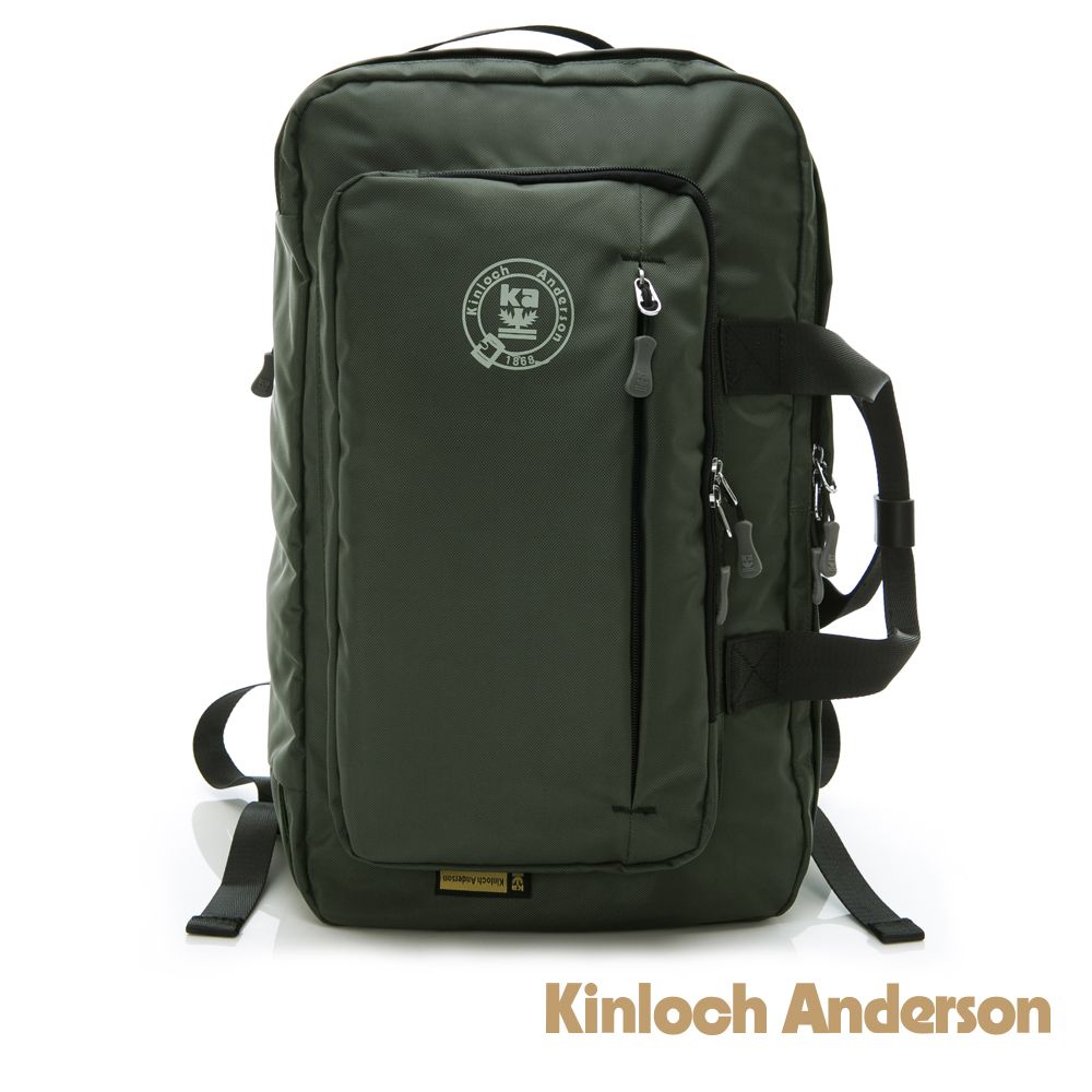 Kinloch anderson 金安德森 極限機能 多隔層3WAY包-灰綠