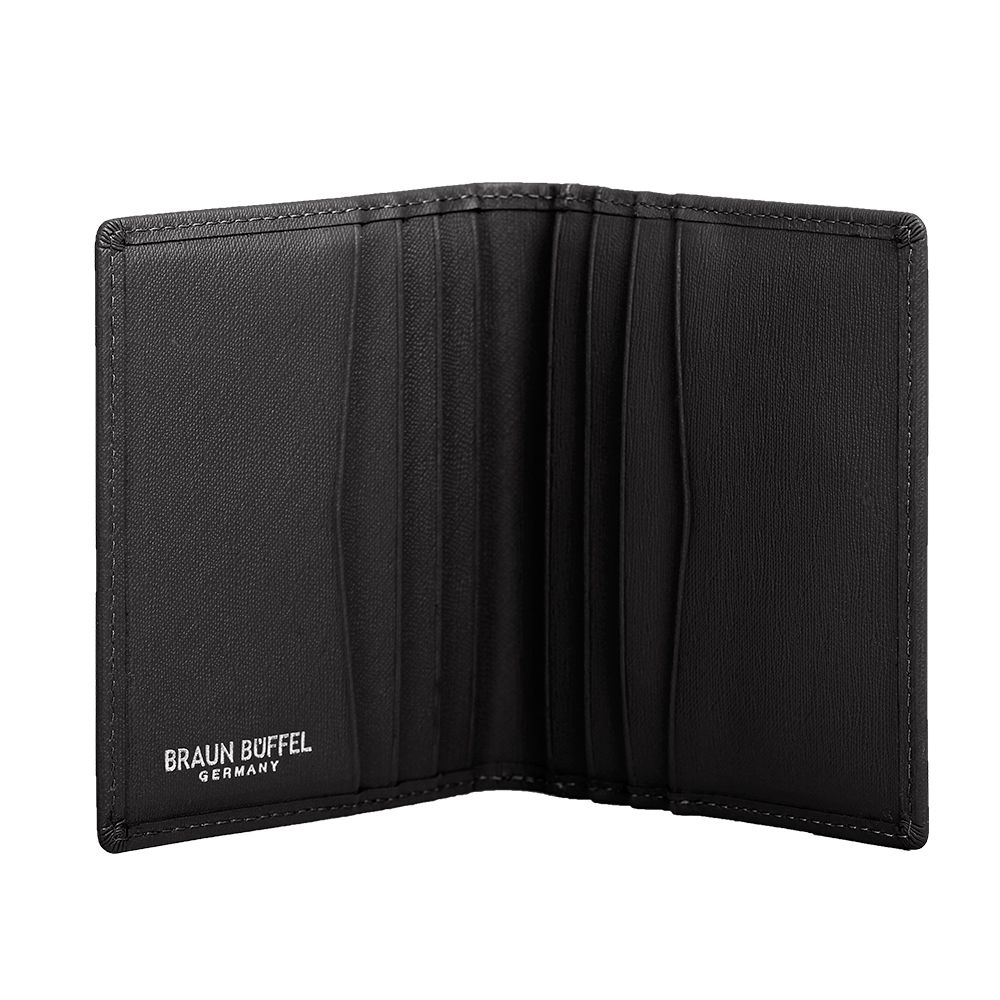 BRAUN BUFFEL 德國小金牛 HOMME-M系列10卡薄型名片夾黯黑