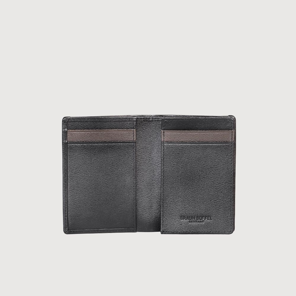 BRAUN BUFFEL 德國小金牛 台灣總代理 波索-A 名片夾-黑色/BF519-141-BK