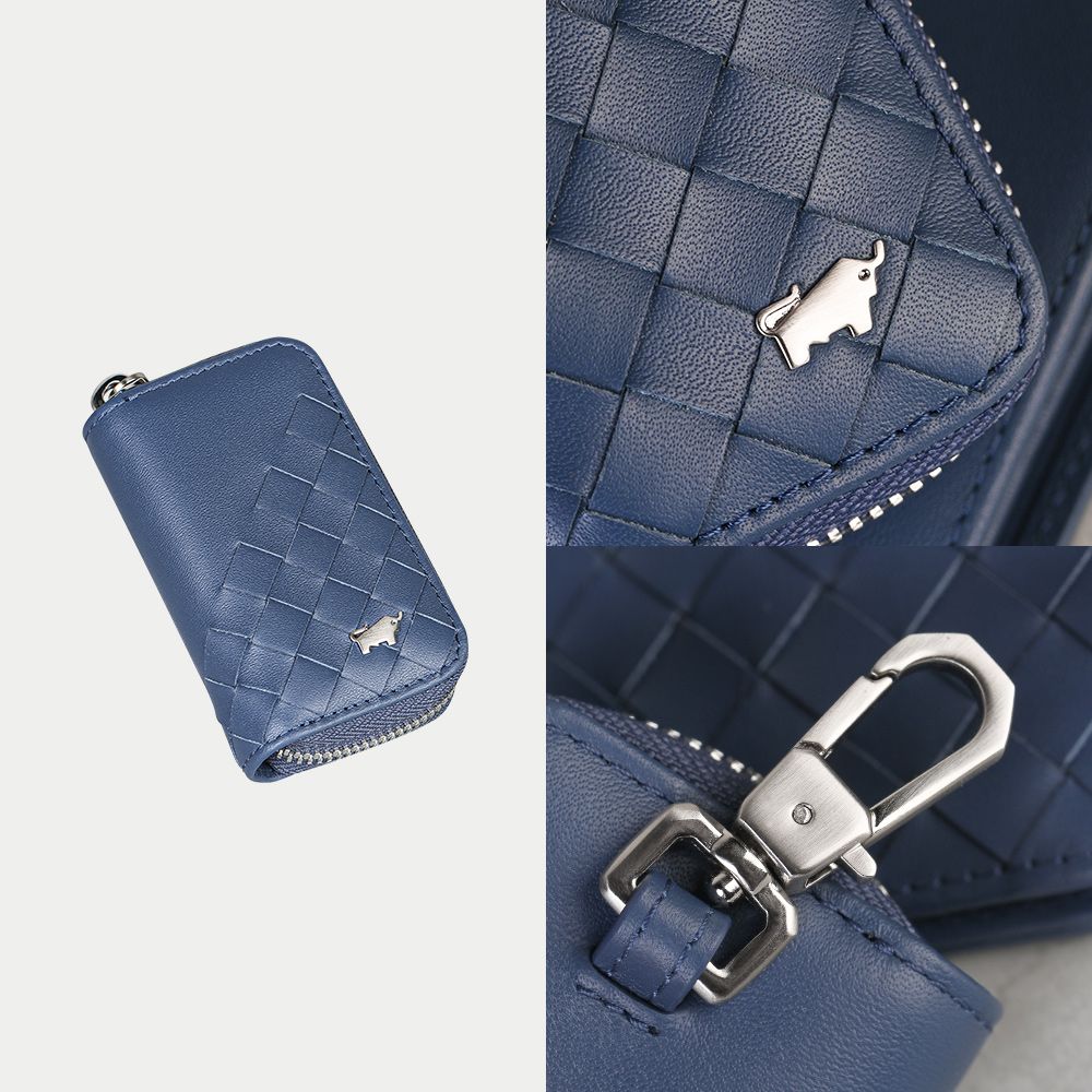 BRAUN BUFFEL 德國小金牛 台灣總代理 墨菲斯 鎖包-復古藍/BF524-105-VBL