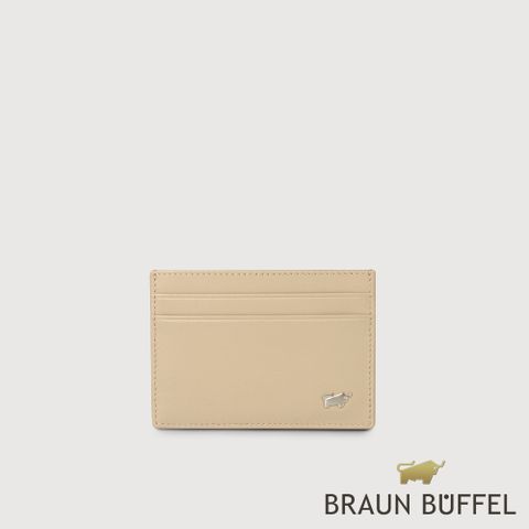 BRAUN BUFFEL 德國小金牛 台灣總代理 布爾斯 卡夾-灰駝色/BF532-151-CN