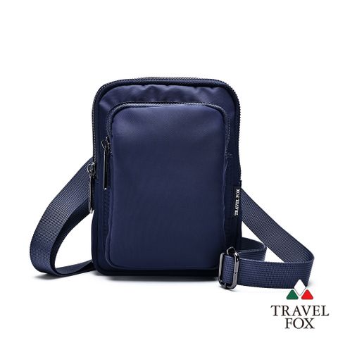 隨身小包，輕便實用【TRAVEL FOX 旅狐 】輕質感隨身萬用 小側背包(TB812-47) 海軍藍