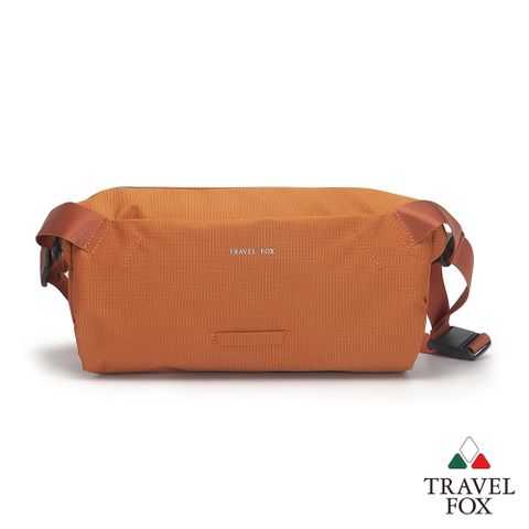 TRAVEL FOX 旅狐 簡約機能磁釦側背包/腰包/男包 (TB834-16) 夕陽