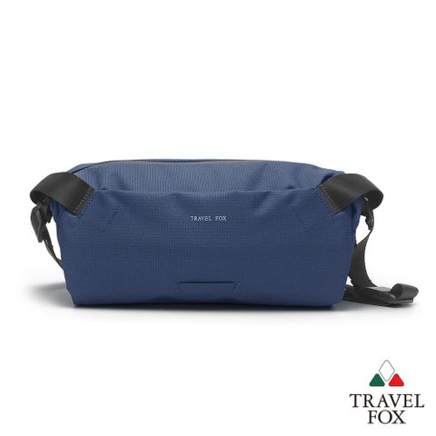 TRAVEL FOX 旅狐 簡約機能磁釦側背包/腰包/男包 (TB834-47) 湛藍