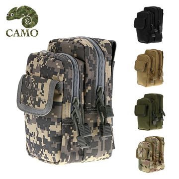 ABS 愛貝斯 【品樂CAMO】X2雙層迷彩戰術戶外運動手機腰包