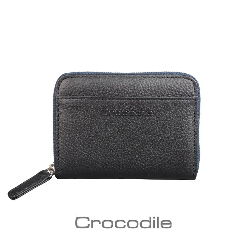 Crocodile 鱷魚牌  荔紋系列 Easy 輕巧拉鍊零錢包 0103-08005