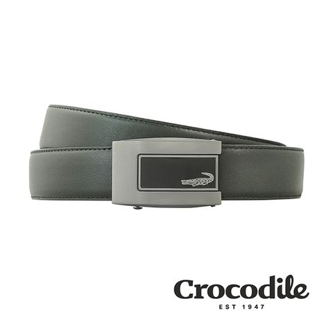 Crocodile 鱷魚皮件 真皮自動扣皮帶 0101-42020-01