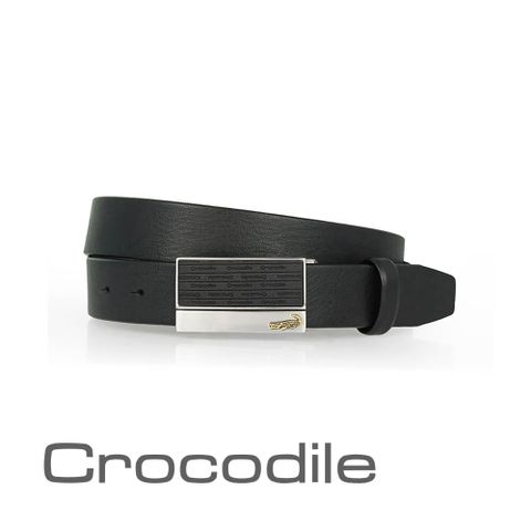 Crocodile 鱷魚皮件 真皮皮帶 紳士打洞皮帶 32mm 0101-40051