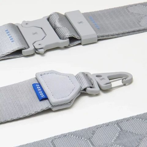 XOUXOU 扁帶掛繩40mm-XX灰色Grey