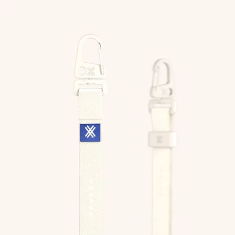 XOUXOU 細背帶掛繩V2 12mm-白色Chalk