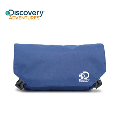 Discovery雙插扣輕便信封肩側包-藍黑DA-B31315-BL