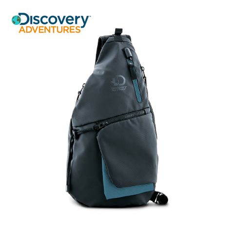 Discovery Adventures Discovery大D馬鞍斜肩包-黑灰DA-B31314-GR 經典馬鞍造型