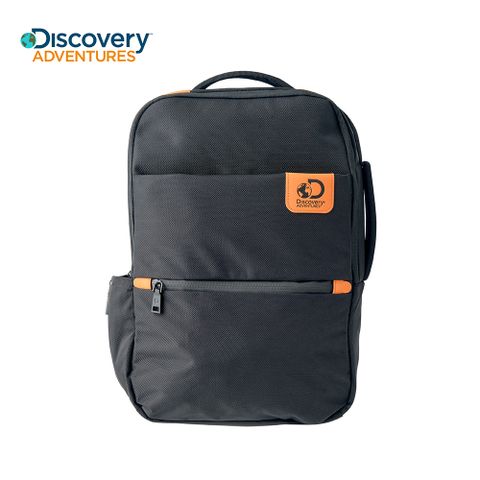 【Discovery Adventures】多功能商務電腦後背包-黑