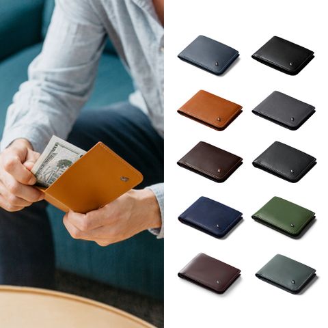 Bellroy Hide & Seek【LO】款 RFID防盜 多功能植鞣皮短夾