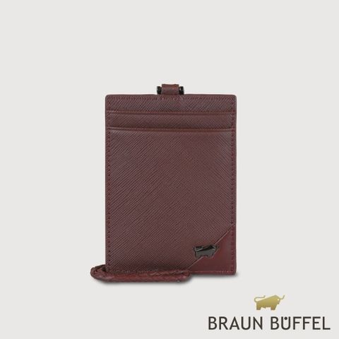 【BRAUN BUFFEL 德國小金牛】台灣總代理 加利恩-A 證件夾-培土棕/BF561-171-POS